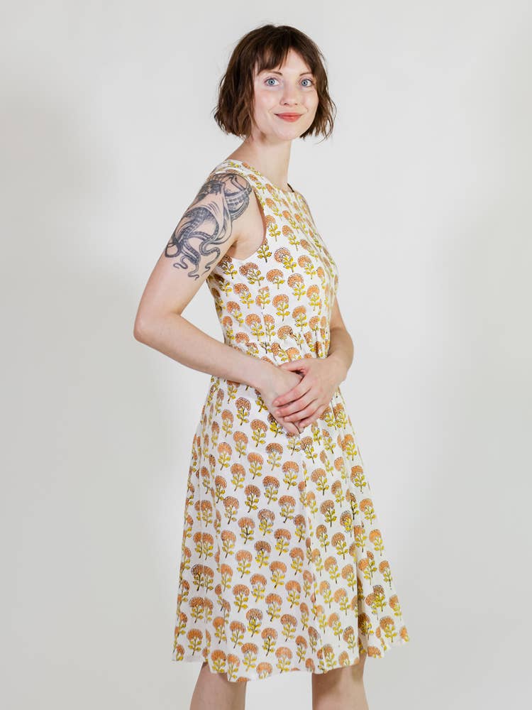 Sydney Sleeveless Dress Marigold